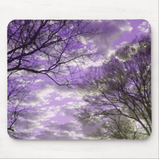 Lila Sonnenuntergang Mousepad