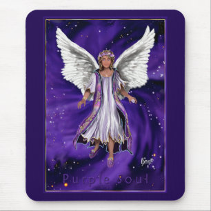 Lila Soul-Maus-Pad Mousepad