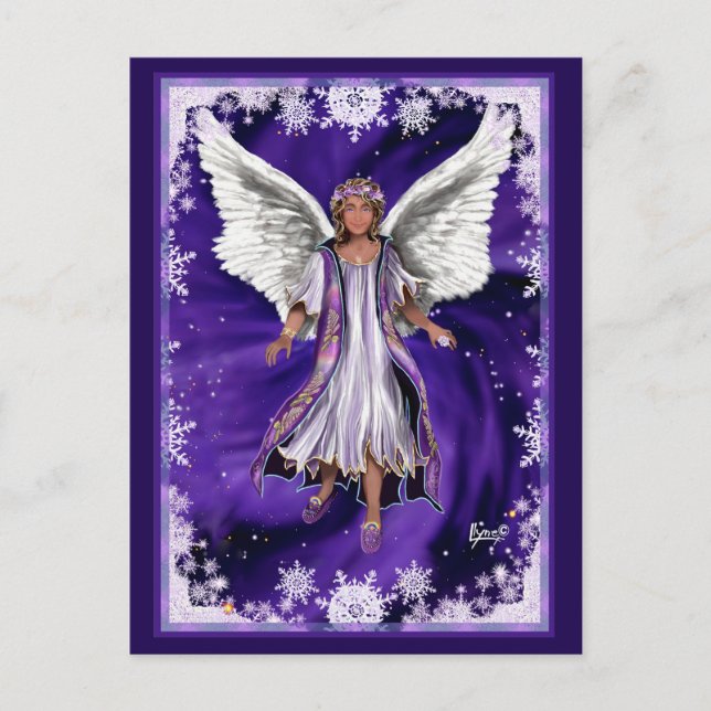 Lila Soul Postkarte (Vorderseite)