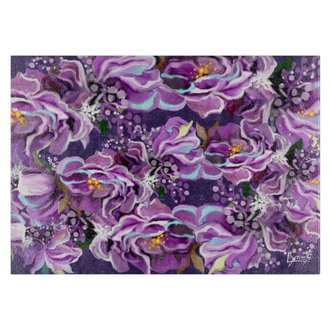 Lila Soul Schneidebrett (Vorderseite)