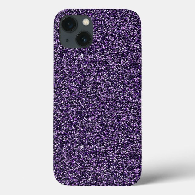 Lila Sparkle Case-Mate iPhone Hülle (Rückseite)