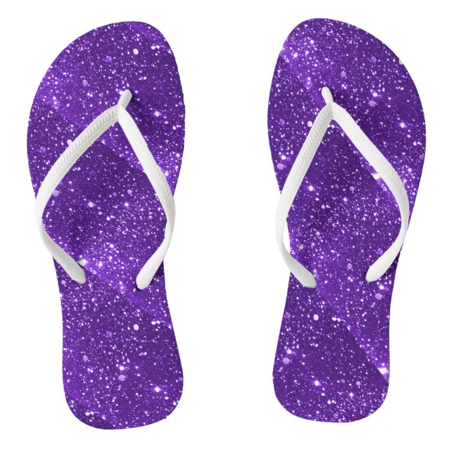 Lila Sparkle-Flip-Flops Flip Flops (Fußbett)