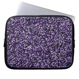 Lila Sparkle Laptopschutzhülle
