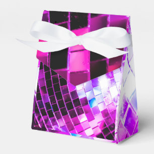 Lila Spiegelungs-Disco-Ball Geschenkschachtel