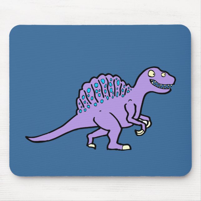 Lila Spinosaurus Mousepad (Vorne)