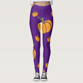 Lila Spooky Halloween Leggings