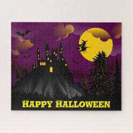 Lila Spooky Halloween Puzzle