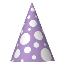 Lila Spots Party Hats
