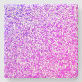 Lila-Spritzen-Akzent-Untersetzer Steinuntersetzer