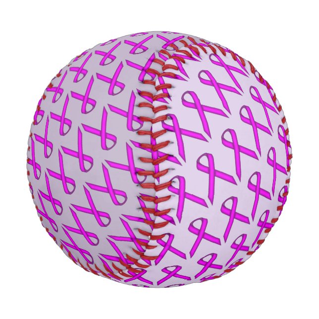 Lila Standardband von Kenneth Yoncich Baseball (Schrägansicht)