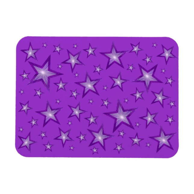 Lila Stangen-flexibler Magnet lila (Horizontal)
