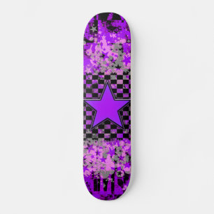 Lila-Star-Skateboard Skateboard