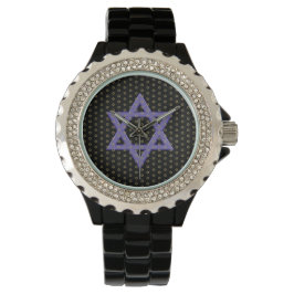 Lila Star von David Seamless Armbanduhr