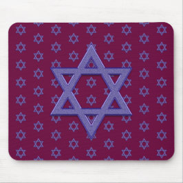 Lila Star von David Seamless Mousepad