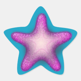 Lila Starfish Stickers