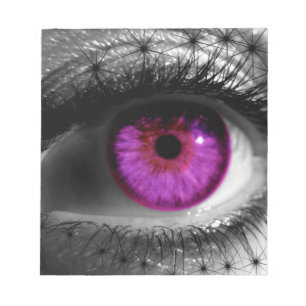 Lila Starry Auge Notizblock