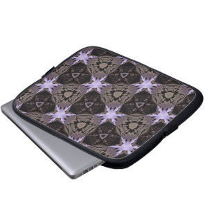 Lila Stars Laptop-Sieb Laptopschutzhülle