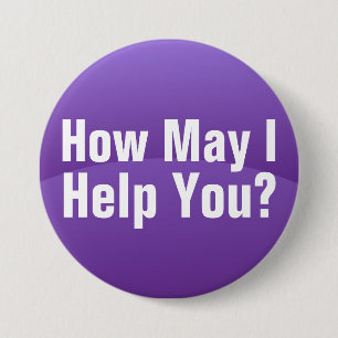 Lila Steigungs-Wellen-Hilfe, die Sie knöpfen Button