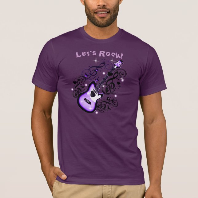 Lila Steine_ T-Shirt (Vorderseite)