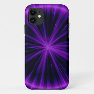 Lila Stern Licht Grafik Kunst Case-Mate iPhone Hülle