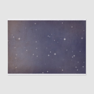 Lila Sterne der Nachthimmel verblassten Seidenpapier