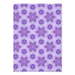 Lila Sterne Fotodruck