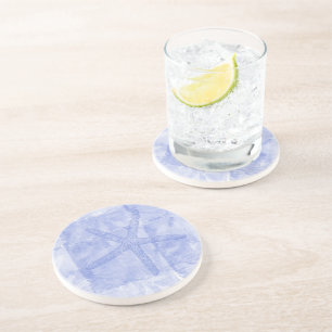 Lila Sterne Getränkeuntersetzer