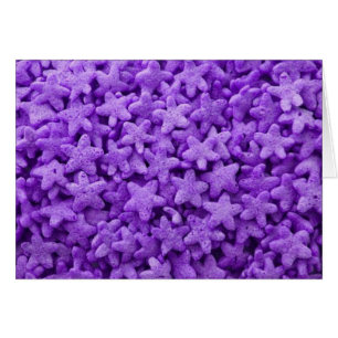 Lila Sterne Getreidefrühstück Muster