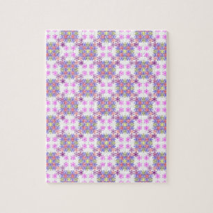 LILA STERNE MUSTER PUZZLE