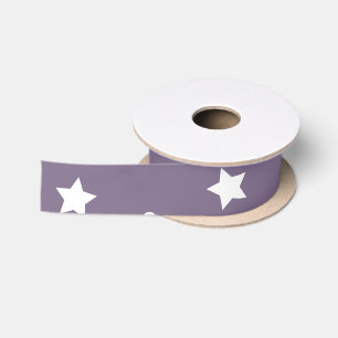Lila Sterne Satinband
