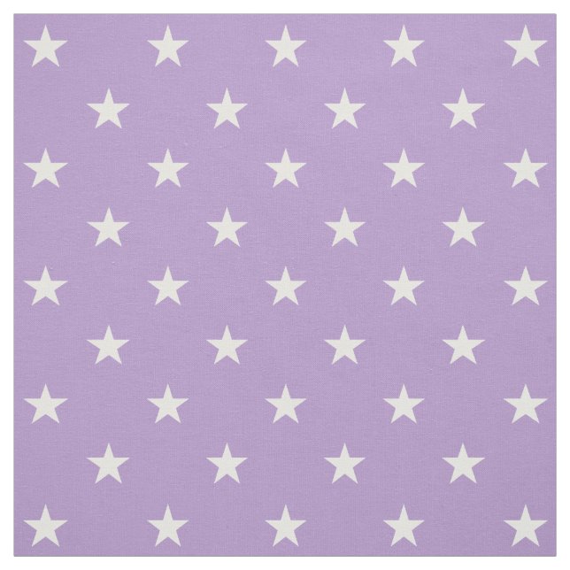 Lila Sternengewebe Stoff (Muster)