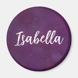 Lila Sternenhimmel Magnet