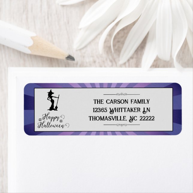 Lila Sternexplosion Hexe Halloween (Insitu)