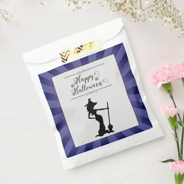 Lila Sternexplosion Hexe Halloween Geschenktütchen (Versiegelt)