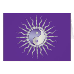 Lila Sternexplosion Yin Yang