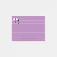 Lila Stethoskop Spaß Personalisiert