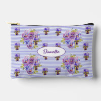 Lila Stiefmütterchen-Blume Floral Shabby Wasserfar