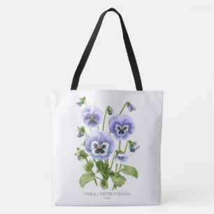 Lila Stiefmütterchen Botanische Kunst Anpassbar