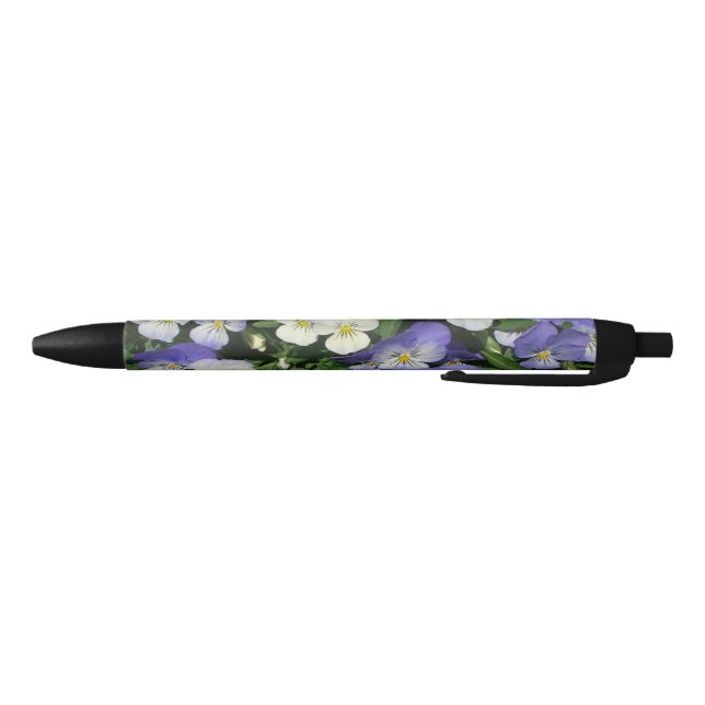 Lila Stiefmütterchen Garten Blumen Kugelschreiber (Unterseite)
