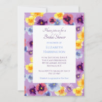 Lila Stiefmütterchen Lavendel Blumen Hochzeitsdusc