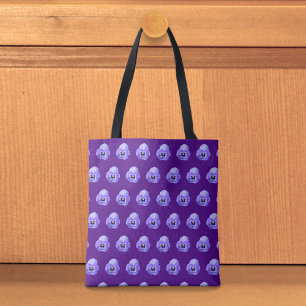 Lila Stiefmütterchen Nahtloses Muster-Tote Bag