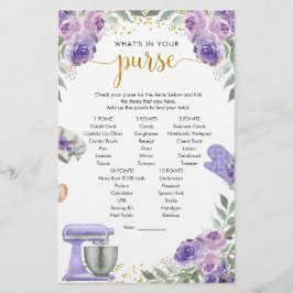 Lila Stock die Küche, was in deinem Handspiel