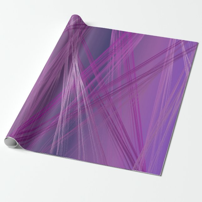 Lila Straßen Geschenkpapier (Ungerollt)