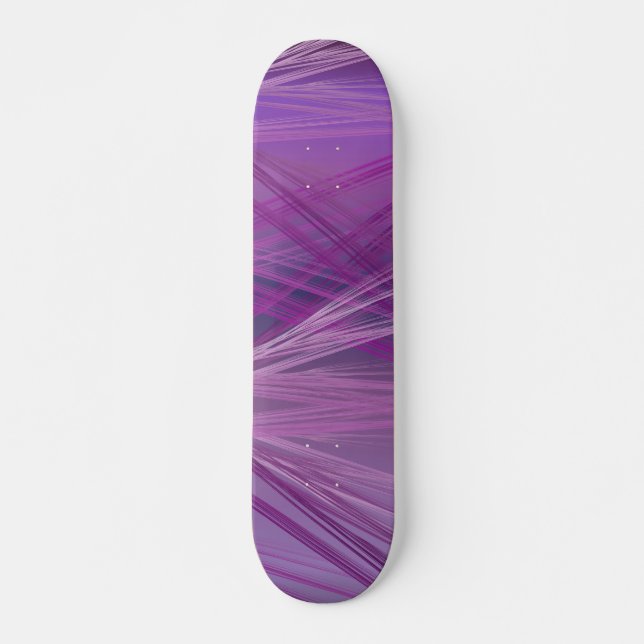 Lila Straßen Skateboard (Vorne)