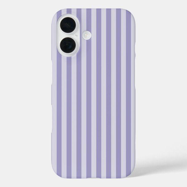 Lila Streifen Case-Mate iPhone Hülle (Rückseite)