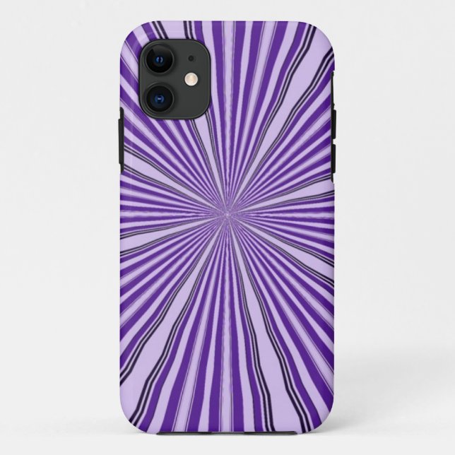 LILA STREIFEN Case-Mate iPhone HÜLLE (Rückseite)