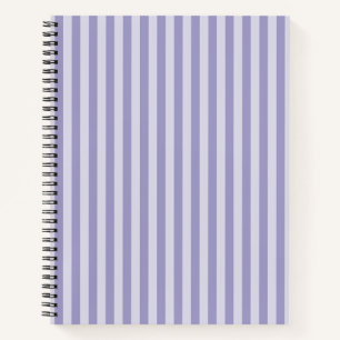 Lila Streifen Notizbuch