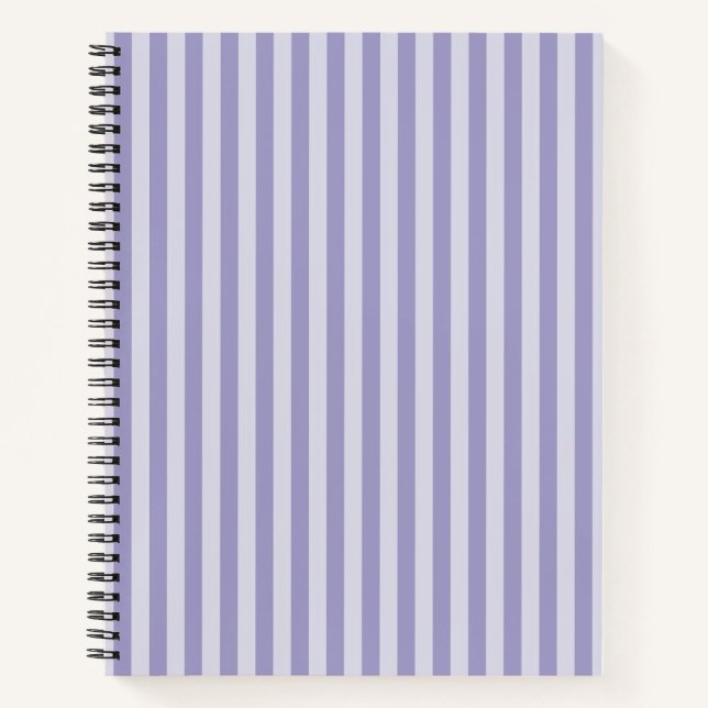 Lila Streifen Notizbuch (Vorderseite)