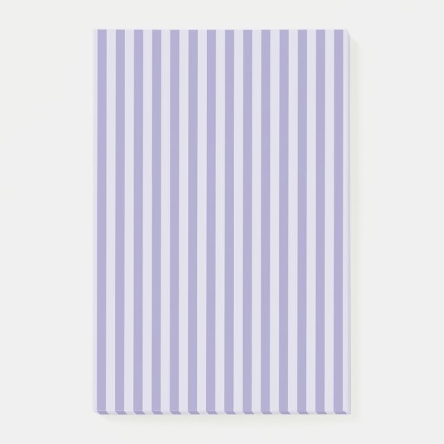Lila Streifen Post-it Klebezettel (Vorderseite)