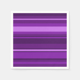 Lila Streifen Serviette